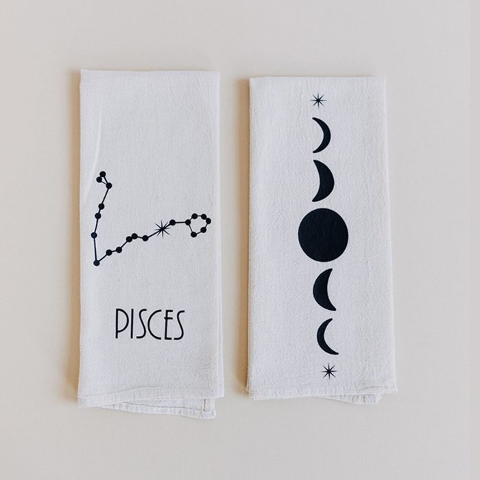 Zodiac Constellation Kitchen Towels