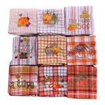 Machine Embroidered Tea Towels