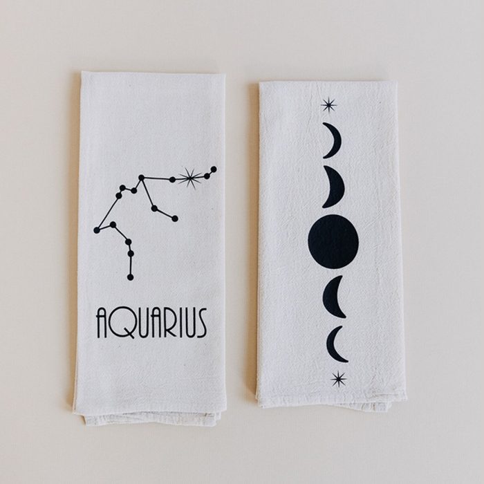 Zodiac Constellation Kitchen Towels