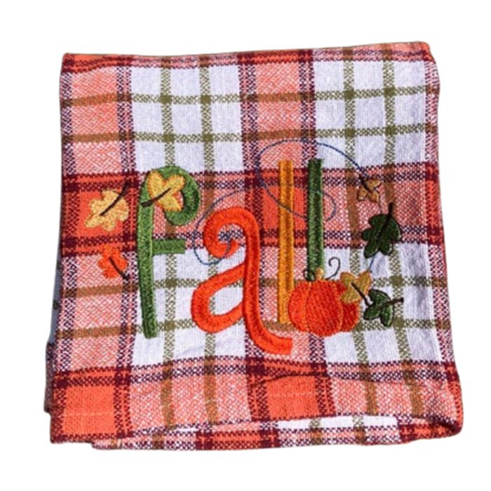 Machine Embroidered Tea Towels