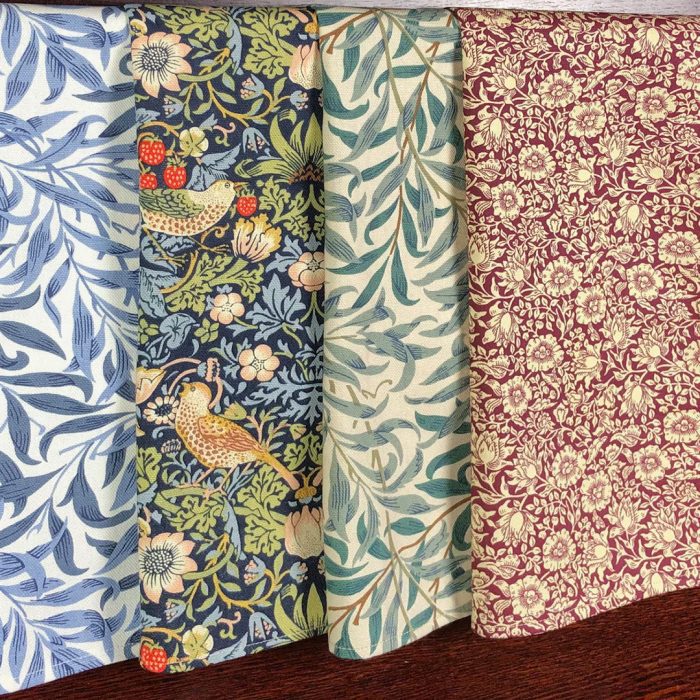 William Morris Design Fabric Tea Towels