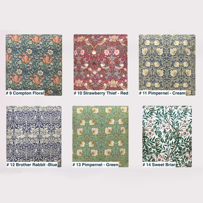 William Morris Design Fabric Tea Towels