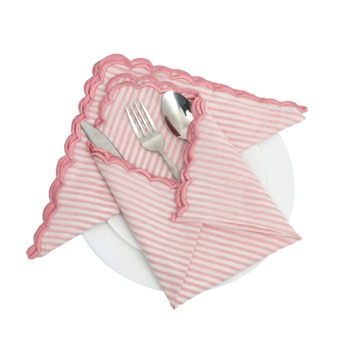 Stripes Hand Printed Napkins