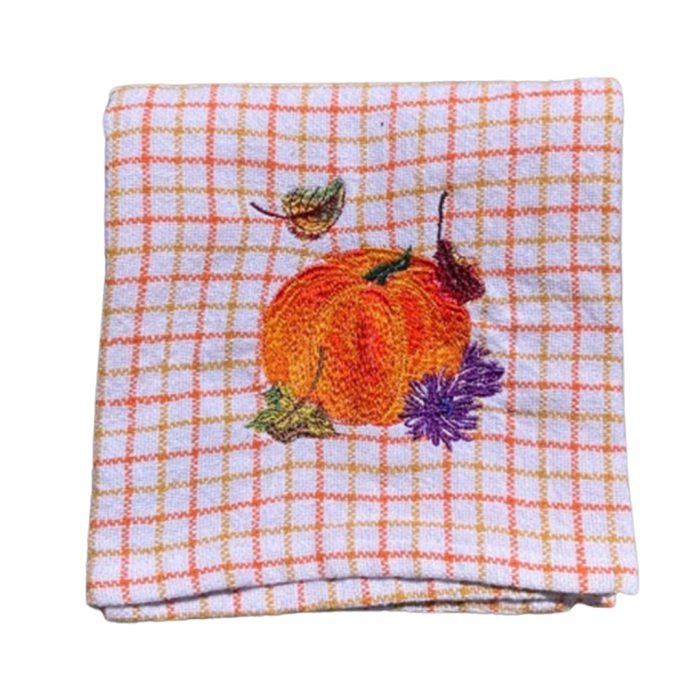Machine Embroidered Tea Towels