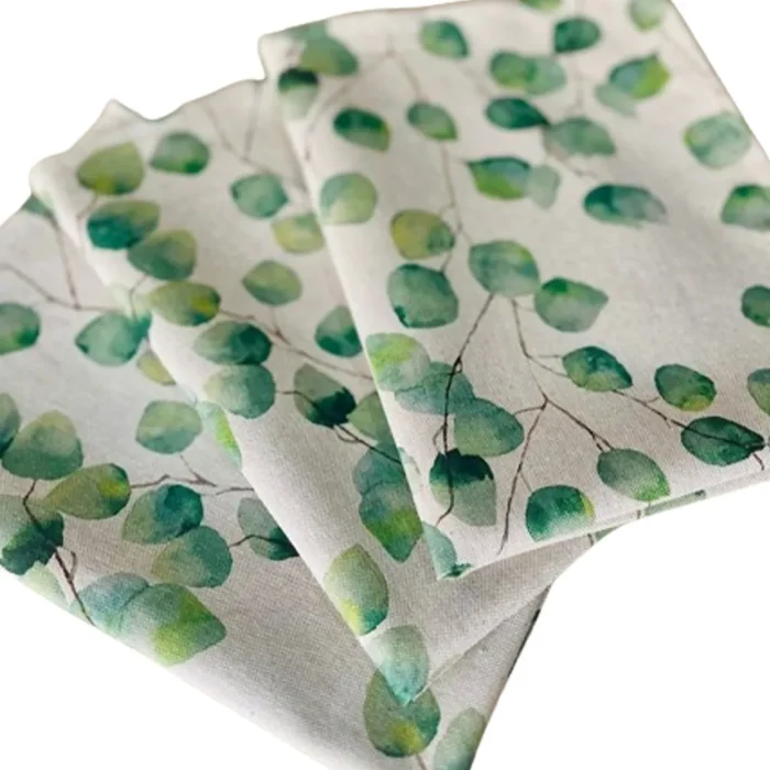 Eucalyptus Print Dish Towels