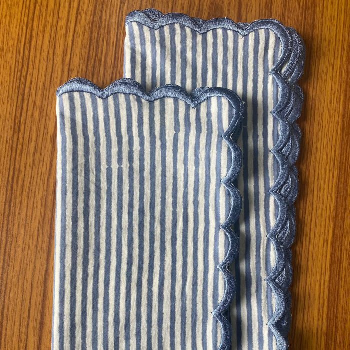 Stripes Hand Printed Napkins