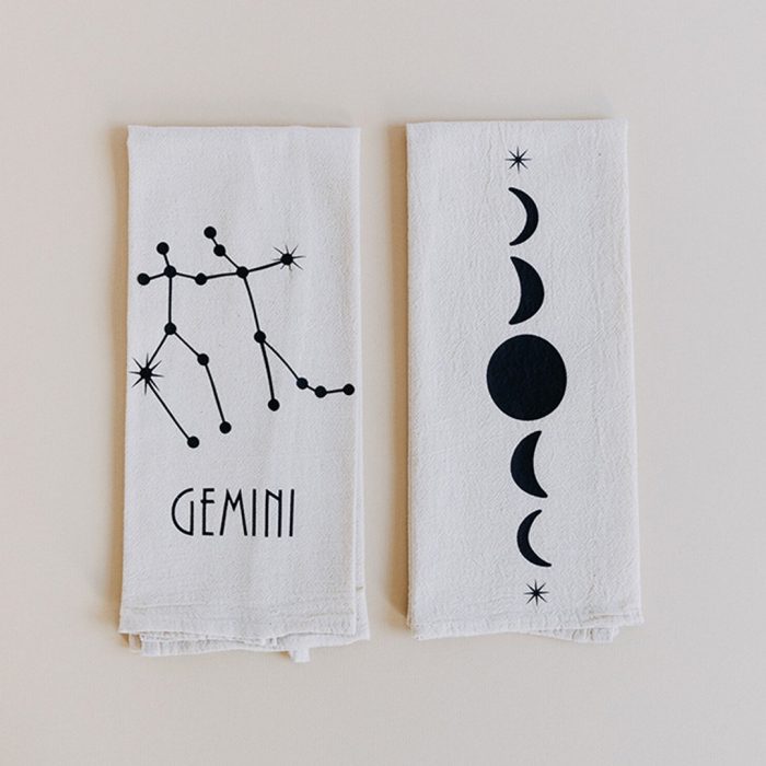 Zodiac Constellation Kitchen Towels