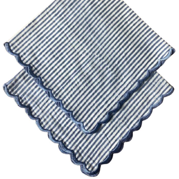 Stripes Hand Printed Napkins