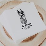 Dog Wedding Napkins