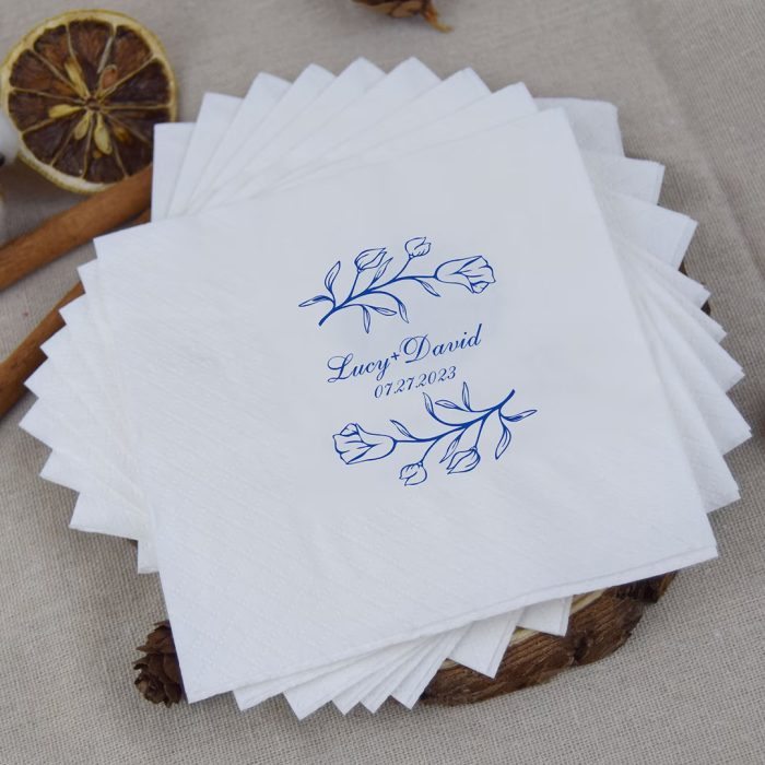 Cocktail Anniversary Party Napkins