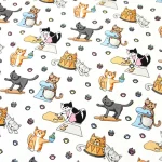 Cat Kittens Baking Dish Towel