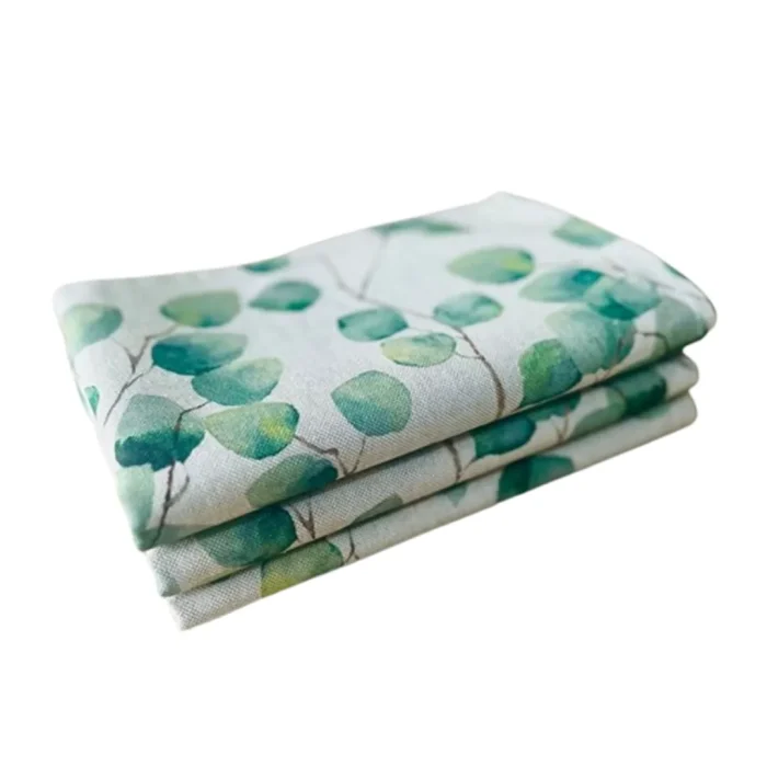 Eucalyptus Print Dish Towels