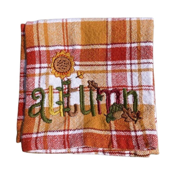 Machine Embroidered Tea Towels