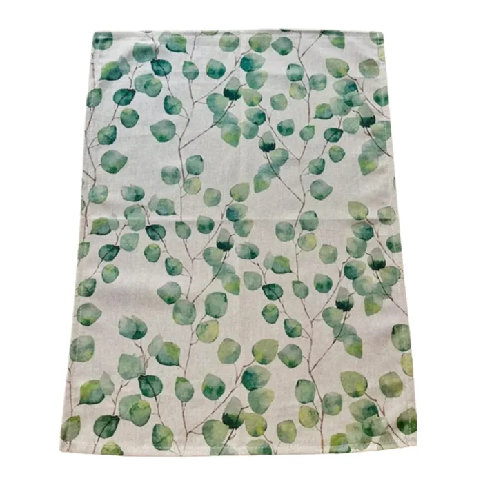 Eucalyptus Print Dish Towels