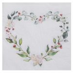 Botanical Heart Napkins