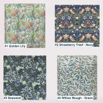 William Morris Design Fabric Tea Towels