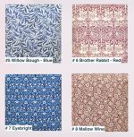 William Morris Design Fabric Tea Towels