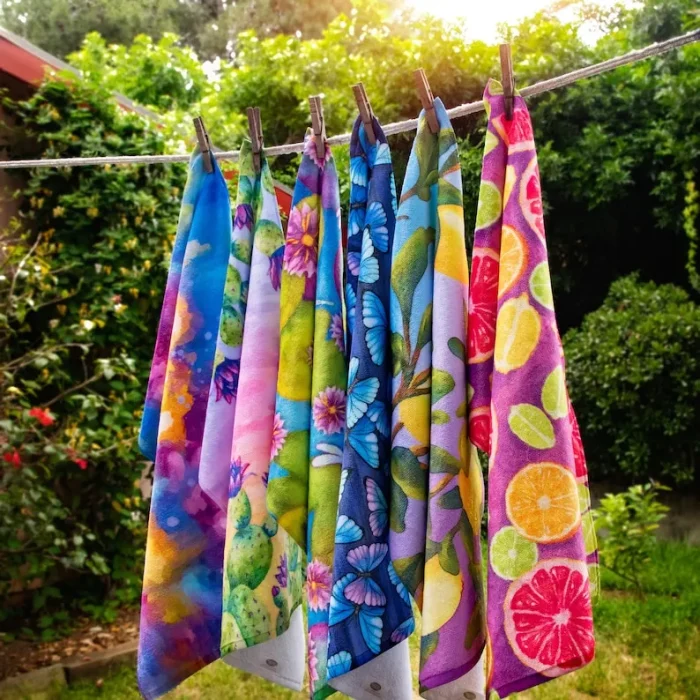 Sea Life & Nature Themed Dish Towels