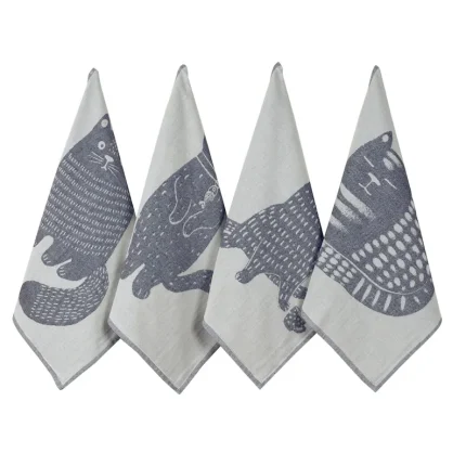 Cat Moods Themed Towel